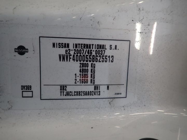 Photo 12 VIN: VNVF4000558625513 - NISSAN NV300 