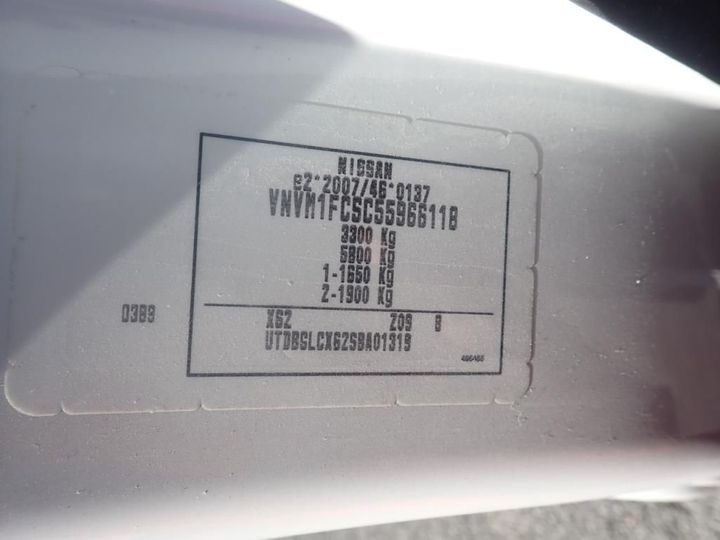 Photo 12 VIN: VNVM1FCSC55966118 - NISSAN NV400 