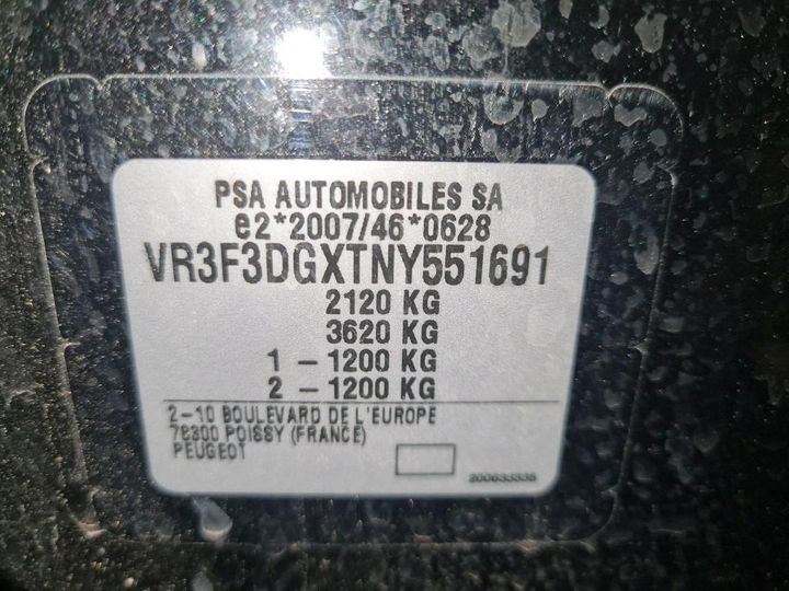 Photo 3 VIN: VR3F3DGXTNY551691 - PEUGEOT 308 