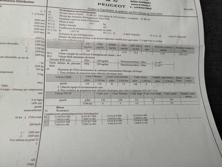 Photo 12 VIN: VR3FBYHZJKY049056 - PEUGEOT 508 &#3918 