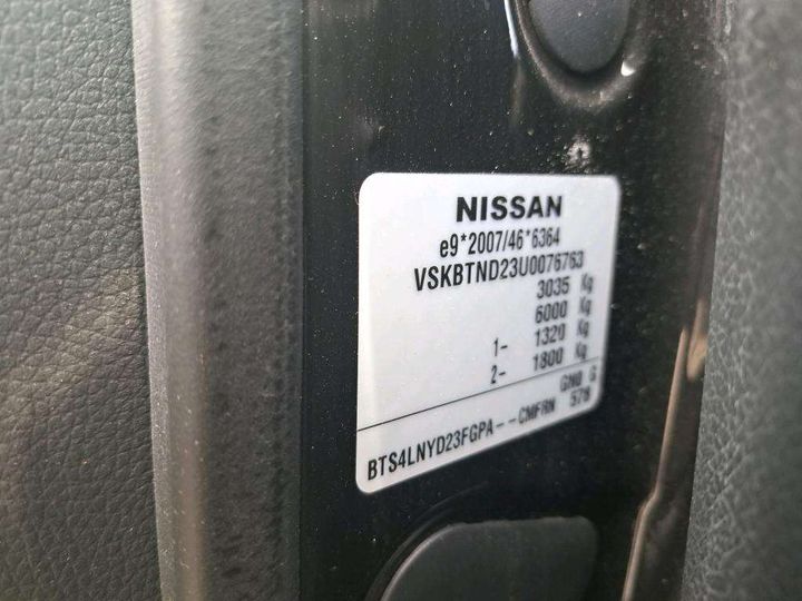 Photo 7 VIN: VSKBTND23U0076763 - NISSAN NAVARA BENNE 