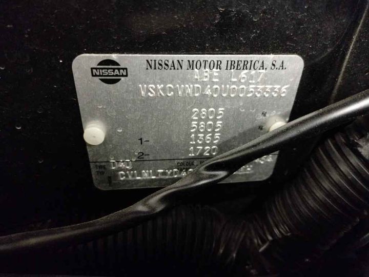 Photo 15 VIN: VSKCVND40U0053336 - NISSAN NAVARA 