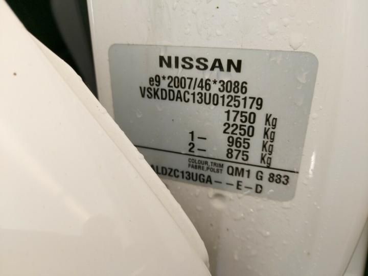 Photo 33 VIN: VSKDDAC13U0125179 - NISSAN PULSAR 