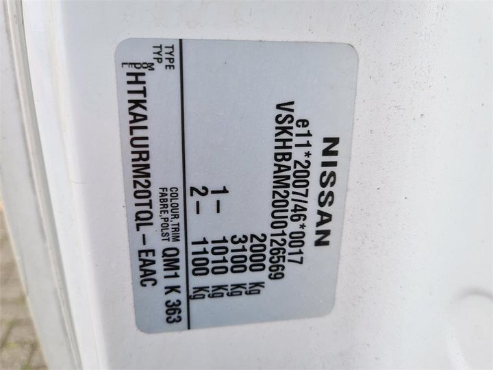 Photo 12 VIN: VSKHBAM20U0126569 - NISSAN NV200 