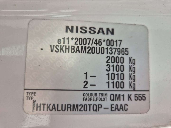 Photo 27 VIN: VSKHBAM20U0137965 - NISSAN NV200 