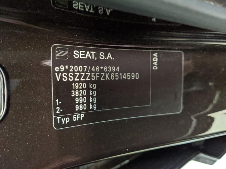 Photo 14 VIN: VSSZZZ5FZK6514590 - SEAT ATECA 