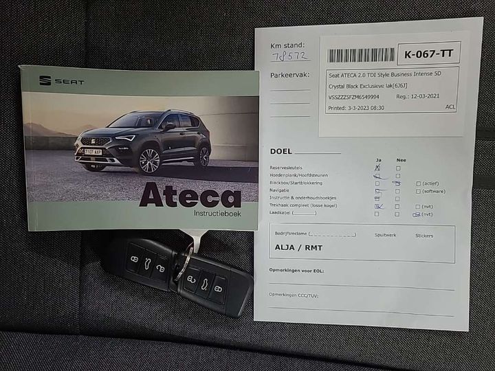 Photo 13 VIN: VSSZZZ5FZM6549994 - SEAT ATECA 