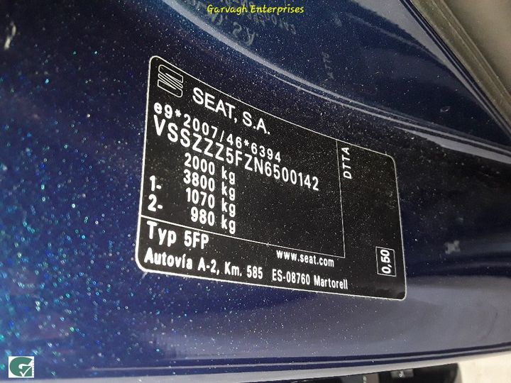 Photo 25 VIN: VSSZZZ5FZN6500142 - SEAT ATECA 