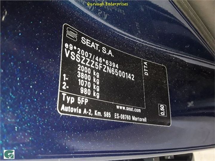 Photo 25 VIN: VSSZZZ5FZN6500142 - SEAT ATECA 