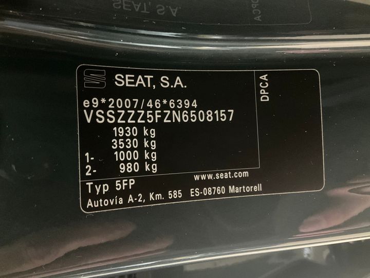 Photo 5 VIN: VSSZZZ5FZN6508157 - SEAT ATECA 