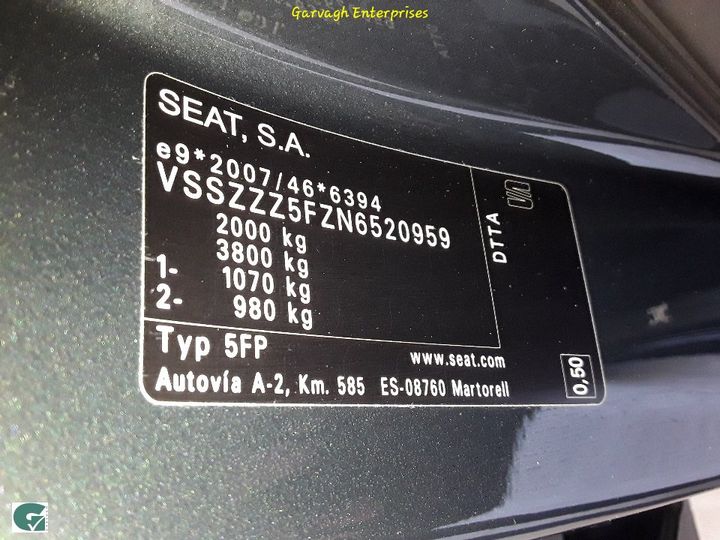 Photo 26 VIN: VSSZZZ5FZN6520959 - SEAT ATECA 