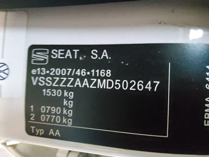 Photo 4 VIN: VSSZZZAAZMD502647 - SEAT MII 