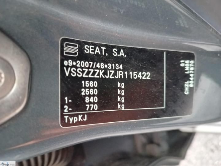 Photo 5 VIN: VSSZZZKJZJR115422 - SEAT IBIZA 