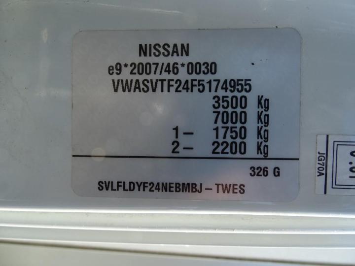 Photo 6 VIN: VWASVTF24F5174955 - NISSAN NT400 