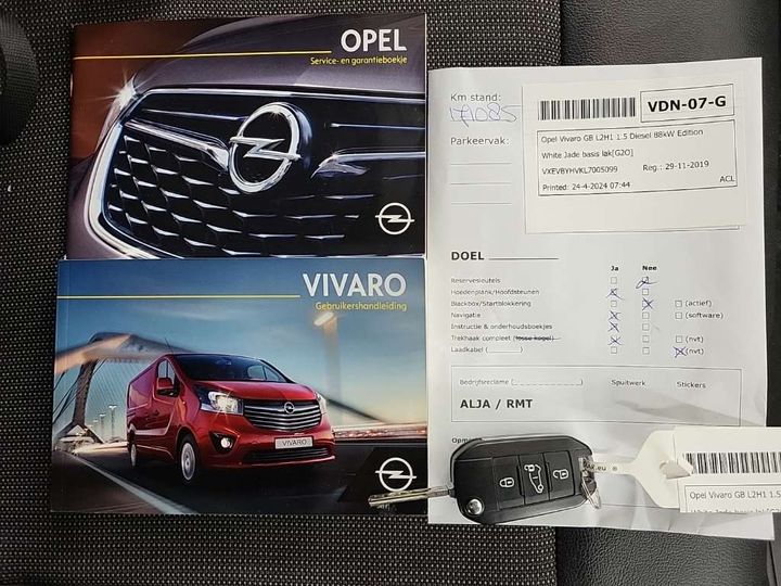 Photo 12 VIN: VXEVBYHVKL7005099 - OPEL VIVARO GB 