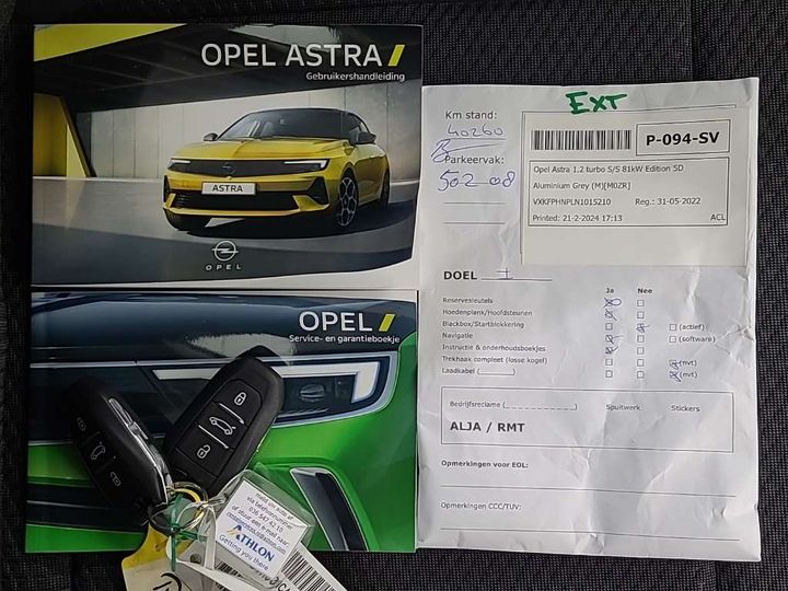 Photo 12 VIN: VXKFPHNPLN1015210 - OPEL ASTRA 