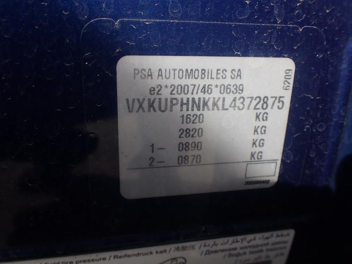 Photo 24 VIN: VXKUPHNKKL4372875 - OPEL CORSA HATCHBACK 