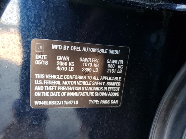 Photo 9 VIN: W04GL6SX2J1154718 - BUICK REGAL PREF 