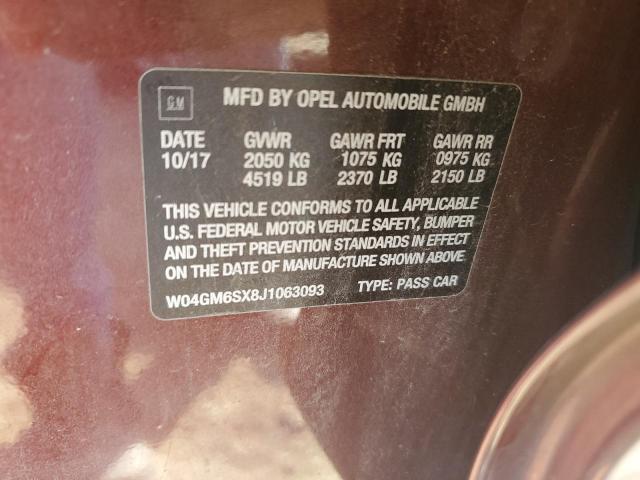 Photo 11 VIN: W04GM6SX8J1063093 - BUICK REGAL PREF 