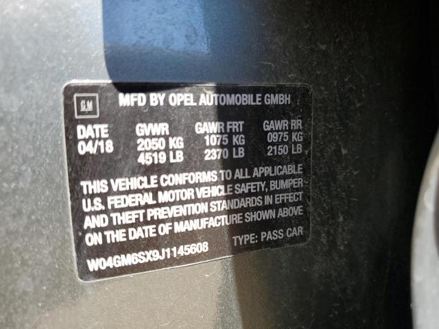 Photo 11 VIN: W04GM6SX9J1145608 - BUICK REGAL PREF 