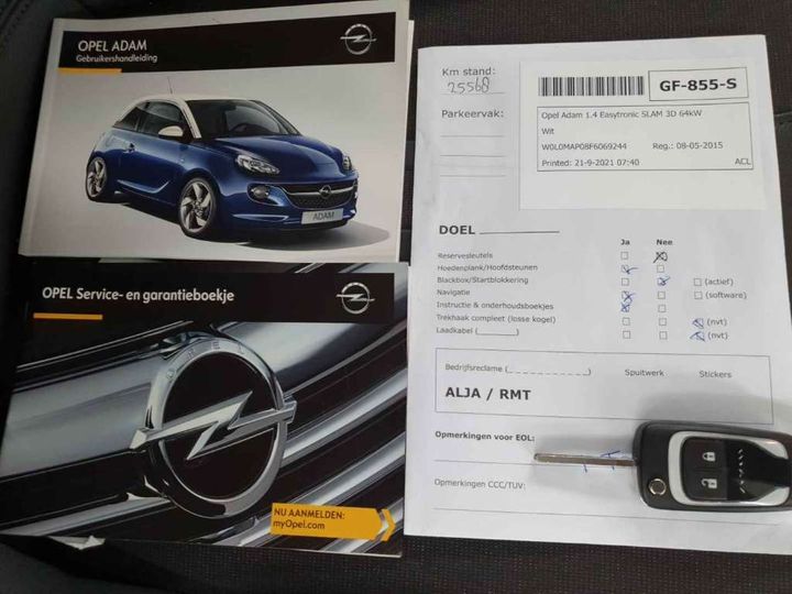 Photo 18 VIN: W0L0MAP08F6069244 - OPEL ADAM 