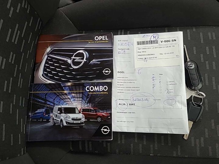 Photo 12 VIN: W0L6WZU1AJ9639801 - OPEL COMBO 