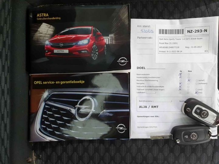 Photo 18 VIN: W0LBD8EL3H8077228 - OPEL ASTRA SPORTS TOURER 