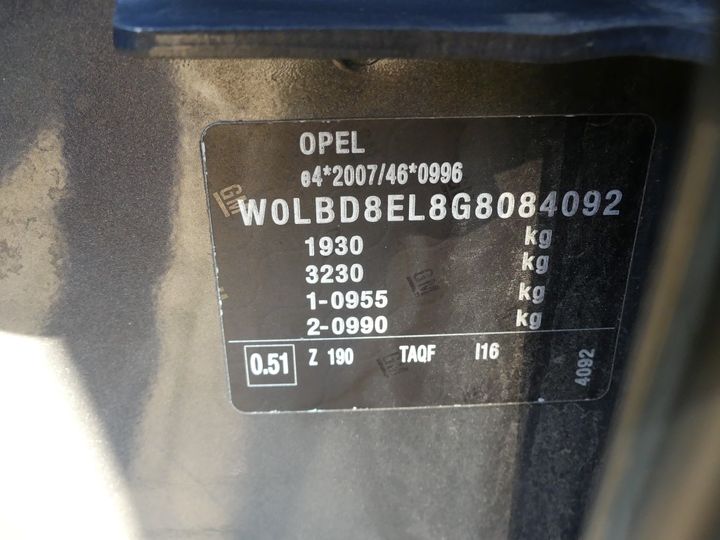 Photo 5 VIN: W0LBD8EL8G8084092 - OPEL ASTRA 