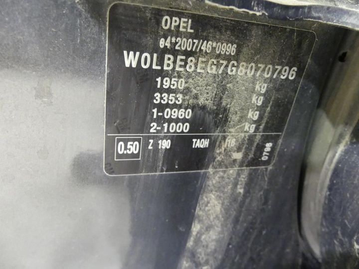 Photo 3 VIN: W0LBE8EG7G8070796 - OPEL ASTRA SP.TOURER 