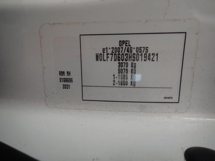 Photo 3 VIN: W0LF7D603HS019421 - OPEL VIVARO 