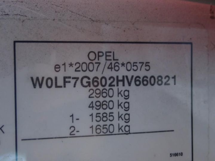 Photo 13 VIN: W0LF7G602HV660821 - OPEL VIVARO 