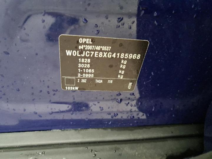 Photo 9 VIN: W0LJC7E8XG4185968 - OPEL MOKKA 