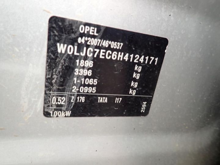 Photo 12 VIN: W0LJC7EC6H4124171 - OPEL MOKKA X 