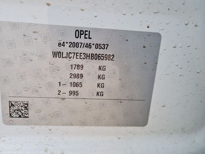 Photo 10 VIN: W0LJC7EE3HB065982 - OPEL MOKKA X 