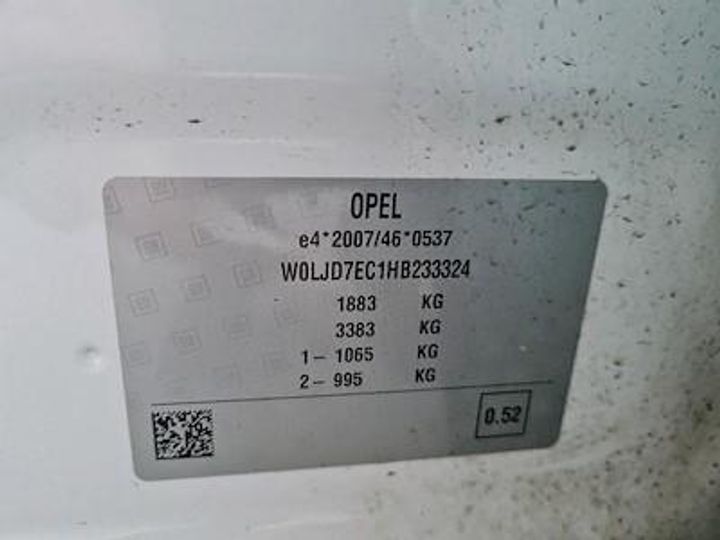 Photo 12 VIN: W0LJD7EC1HB233324 - OPEL MOKKA X DIESEL 