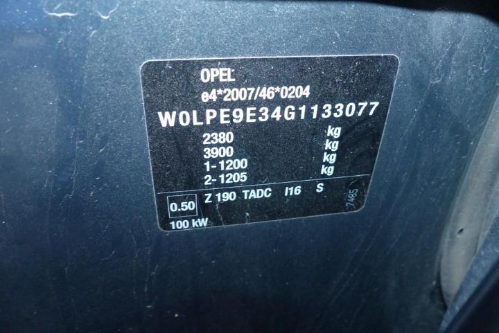 Photo 6 VIN: W0LPE9E34G1133077 - OPEL ZAFIRA MPV 