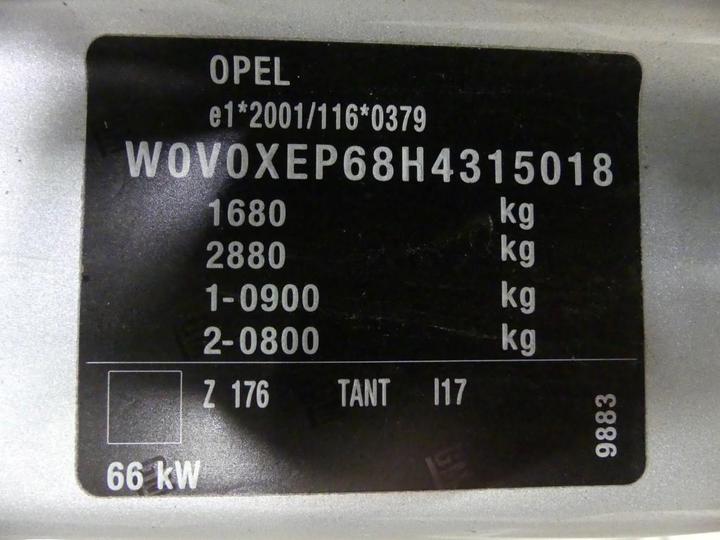 Photo 5 VIN: W0V0XEP68H4315018 - OPEL CORSA 