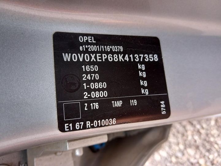 Photo 7 VIN: W0V0XEP68K4137358 - OPEL CORSA 