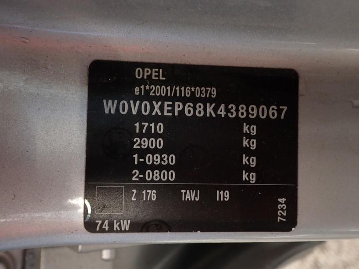 Photo 2 VIN: W0V0XEP68K4389067 - OPEL CORSA 