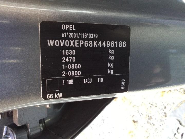 Photo 8 VIN: W0V0XEP68K4496186 - OPEL CORSA 