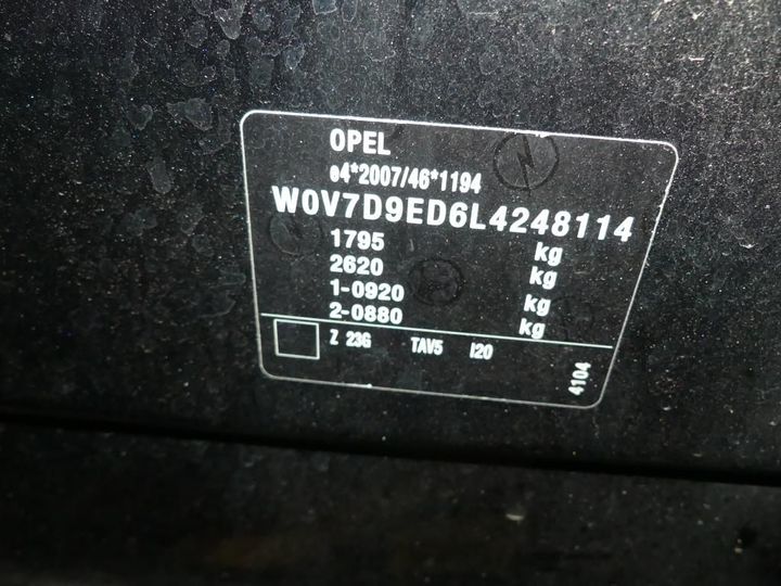 Photo 16 VIN: W0V7D9ED6L4248114 - OPEL CROSSLAND X 