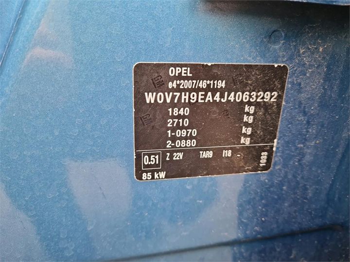 Photo 4 VIN: W0V7H9EA4J4063292 - OPEL CROSSLAND 