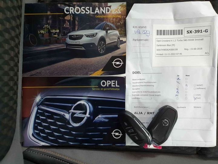 Photo 19 VIN: W0V7H9ED6J4306109 - OPEL CROSSLAND X 