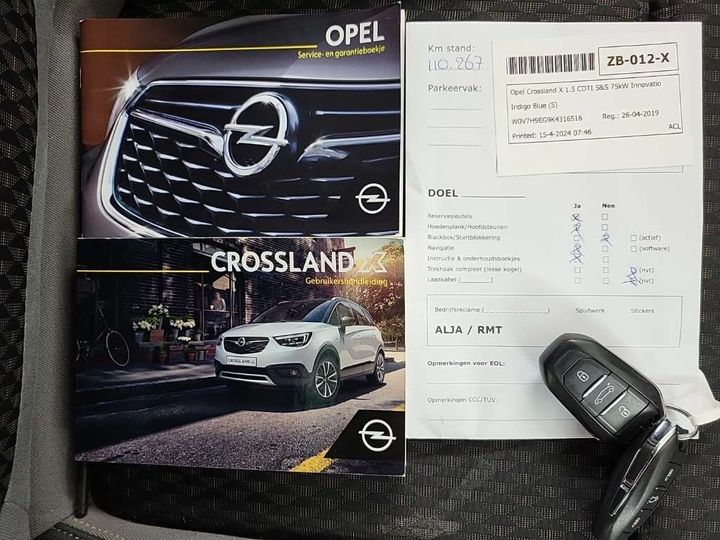 Photo 12 VIN: W0V7H9EG9K4316516 - OPEL CROSSLAND X 