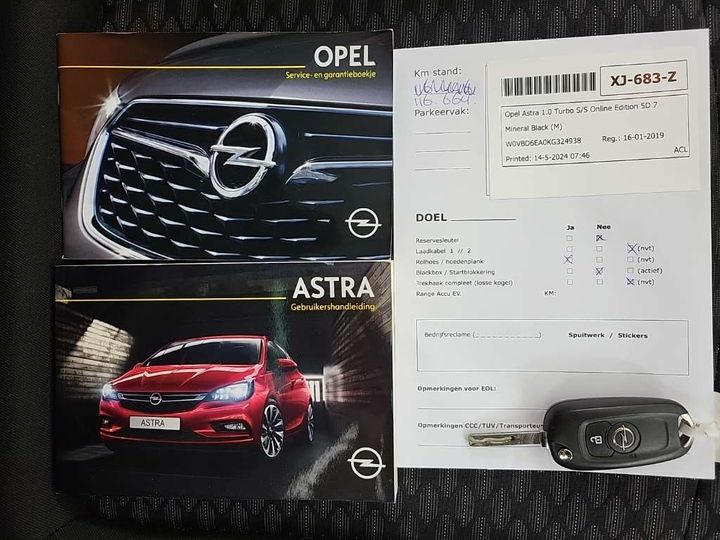 Photo 12 VIN: W0VBD6EA0KG324938 - OPEL ASTRA 