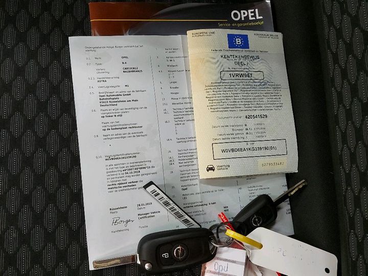 Photo 4 VIN: W0VBD6EA1KG339190 - OPEL ASTRA 