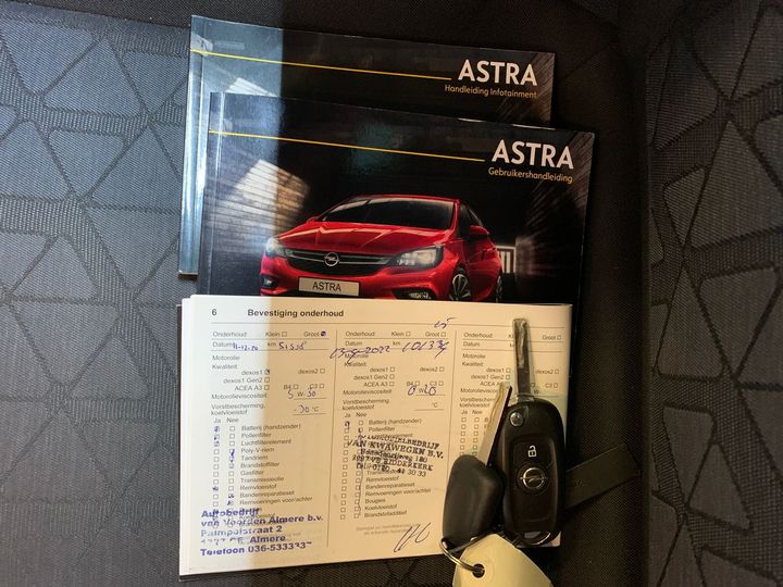 Photo 17 VIN: W0VBD6EC1KG359408 - OPEL ASTRA 