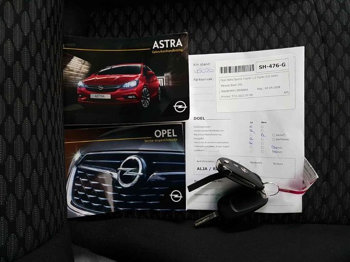 Photo 17 VIN: W0VBD8EA1J8046801 - OPEL ASTRA SPORTS TOURER 