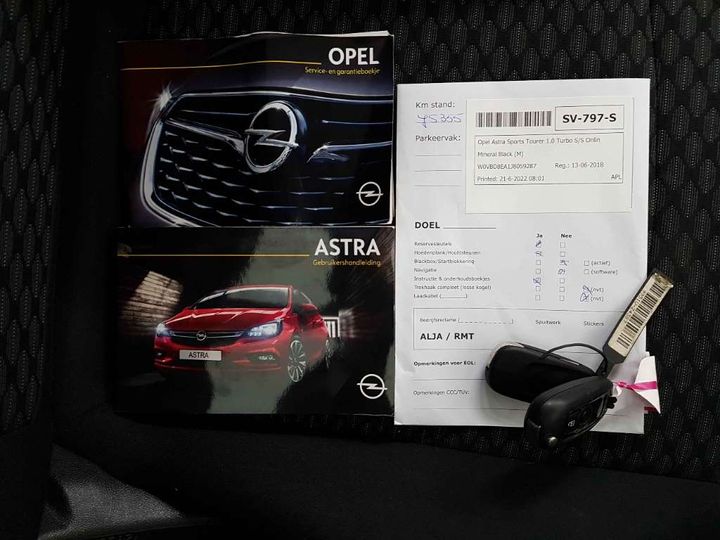 Photo 17 VIN: W0VBD8EA1J8059287 - OPEL ASTRA SPORTS TOURER 