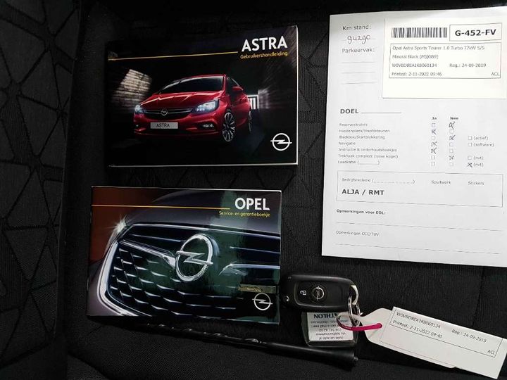 Photo 16 VIN: W0VBD8EA1K8060134 - OPEL ASTRA SPORTS TOURER 